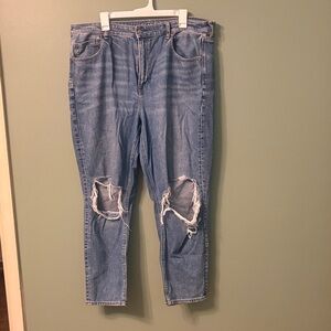 American Eagle Outfitters Light Blue Mom Jeans